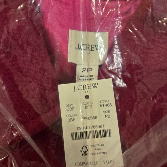 J. Crew Petite wool-blend lady day coat $378 - Picture 7 of 7